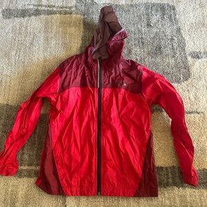 Columbia Youth Red and Maroon Windbreaker